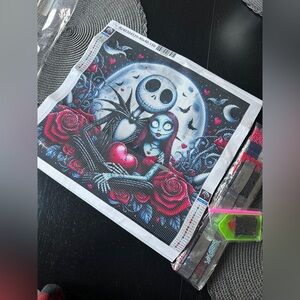 Nightmare Before Christmas Gem Art